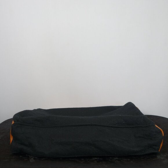 Vintage 1970's Gucci Felt & Faux Leather Shopping Tote Bag, Sz 13.75 in x 13 in - Picture 5 of 16